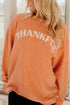 Ribbed Corduroy Oversized Sweatshirt